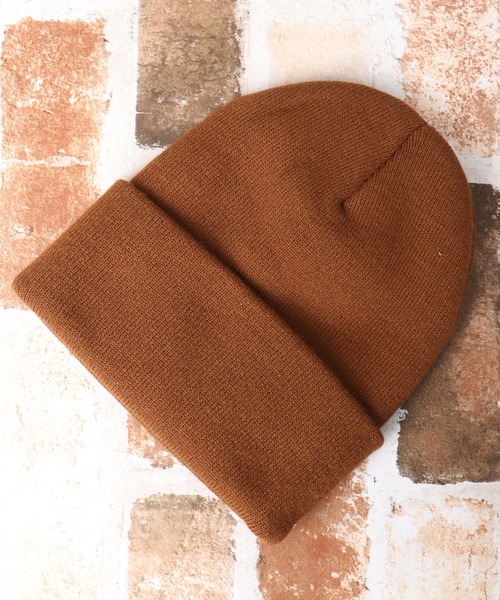 UNIVERSAL OVERALL（ユニバーサルオーバーオール）の「UNIVERSAL OVERALL ハイゲージ ロング ニット帽 ニット キャップ 帽子 男女兼用（ニットキャップ/ビーニー・メンズ・ブラック/アイボリー/ダークグリーン/オレンジ/ブラウン・FREE）」の17枚目の写真