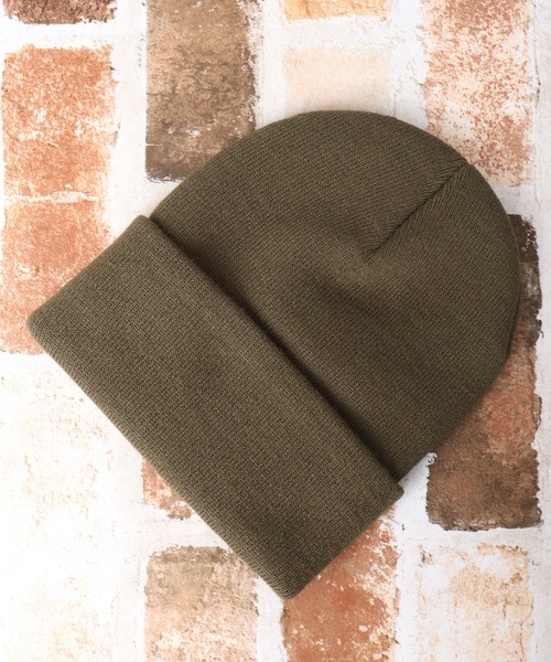 UNIVERSAL OVERALL（ユニバーサルオーバーオール）の「UNIVERSAL OVERALL ハイゲージ ロング ニット帽 ニット キャップ 帽子 男女兼用（ニットキャップ/ビーニー・メンズ・ブラック/アイボリー/ダークグリーン/オレンジ/ブラウン・FREE）」の21枚目の写真