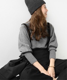 ウールミックス2wayビッグプルオーバー◆