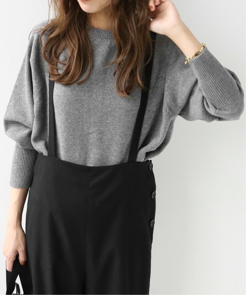 JOURNAL STANDARD relume(ジャーナルスタンダード レリューム)の「ウールミックス2wayビッグプルオーバー◆(ニット/セーター・レディース・ブラウン/グレー/レッド・FREE)」の9枚目の写真