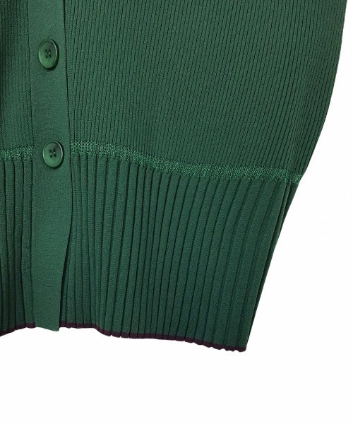 TEVALT（ヴァレット）の「ラメシアー　ランダムリブカーディガン（カーディガン/ボレロ・レディース・ブラック/グリーン/ブラウン/ブルー・38）」の22枚目の写真