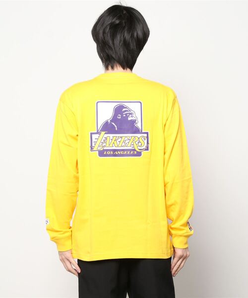 LAKERS Tシャツ X-LARGE グレー NBA Waffle LA Lakers Oversized T-Shirt | New Era Cap UK