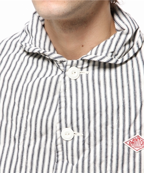 fennica Men's（フェニカメンズ）の「DANTON / ヒッコリーシングルボタンジャケット（カバーオール・メンズ・インディゴブルー・42/38/40）」の14枚目の写真