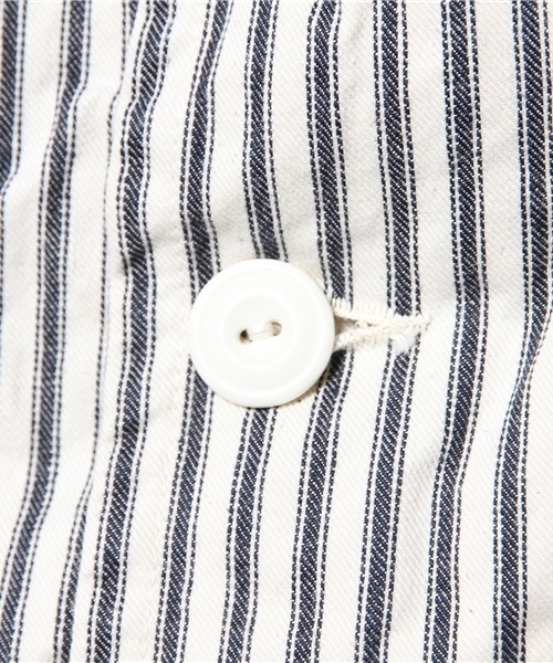 fennica Men's（フェニカメンズ）の「DANTON / ヒッコリーシングルボタンジャケット（カバーオール・メンズ・インディゴブルー・42/38/40）」の15枚目の写真