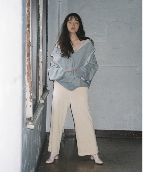 Papier パピエ　Broken Parker グレー L.H.P（エルエイチピー）の「papier/パピエ/Brolen parker