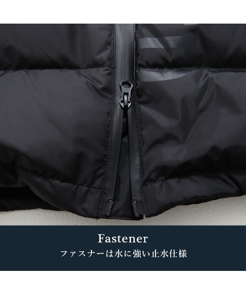 GOSTAR DE FUGA（ゴスタール ジフーガ）の「『GOSTAR DE FUGA/ゴスタール ジ フーガ』フードロゴプリント中綿ジャケット（ダウンジャケット/コート・メンズ・ホワイト/ブラック・M/L/XL）」の11枚目の写真