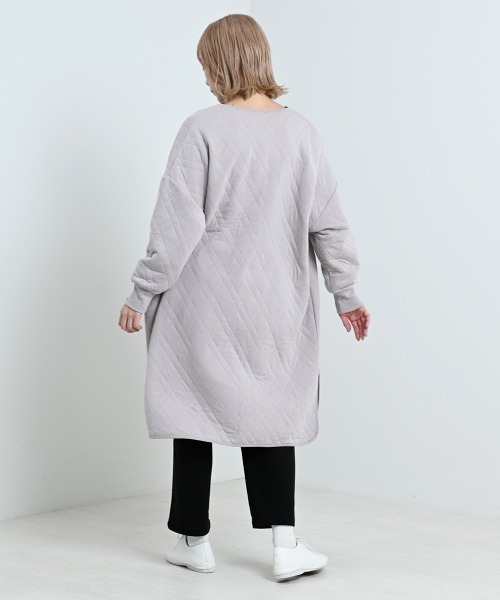 LUPILIEN(ルピリアン)の「【LUPILIEN】カットキルティングノーカラージャケット(ノーカラージャケット・レディース・チャコールグレー/ライトカーキ/グレイッシュベージュ・FREE)」の18枚目の写真