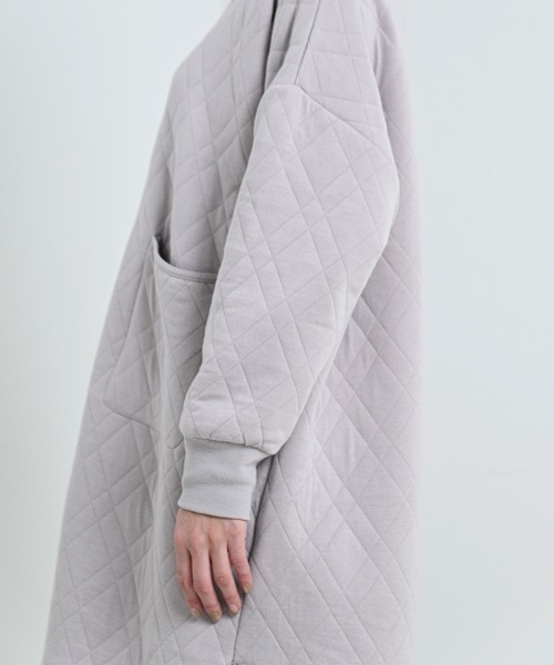 LUPILIEN(ルピリアン)の「【LUPILIEN】カットキルティングノーカラージャケット(ノーカラージャケット・レディース・チャコールグレー/ライトカーキ/グレイッシュベージュ・FREE)」の21枚目の写真