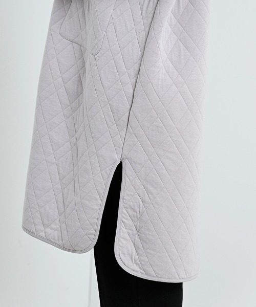 LUPILIEN(ルピリアン)の「【LUPILIEN】カットキルティングノーカラージャケット(ノーカラージャケット・レディース・チャコールグレー/ライトカーキ/グレイッシュベージュ・FREE)」の22枚目の写真