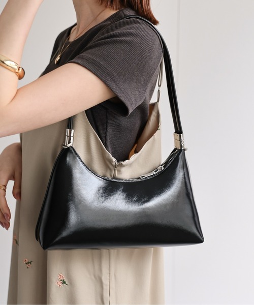 セール】【2WAY】ワンハンドルエナメルバッグ（ハンドバッグ