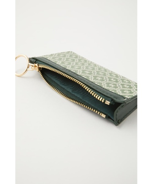 MOUSSY（マウジー）の「MONOGRAM カードホルダー（カードケース・レディース・ライトグリーン/ブラウン・FREE）」の6枚目の写真