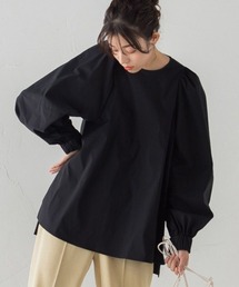 Droite lautreamont | ボリュームスリーブバックボタンブラウス＜洗濯機で洗える＞(シャツ/ブラウス)