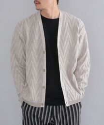 SHIPS | SHIPS:〈手洗い可能〉AMOSSA(R) リンクス ジオメトリック カーディガン(カーディガン/ボレロ)