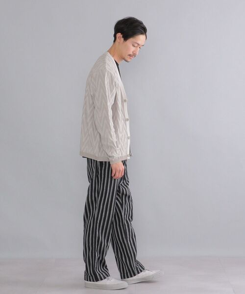 SHIPS（シップス）の「SHIPS:〈手洗い可能〉AMOSSA(R) リンクス ジオメトリック カーディガン（カーディガン/ボレロ・メンズ・ベージュ/ライトグリーン/コバルトブルー・SMALL/MEDIUM/LARGE/X-LARGE）」の20枚目の写真