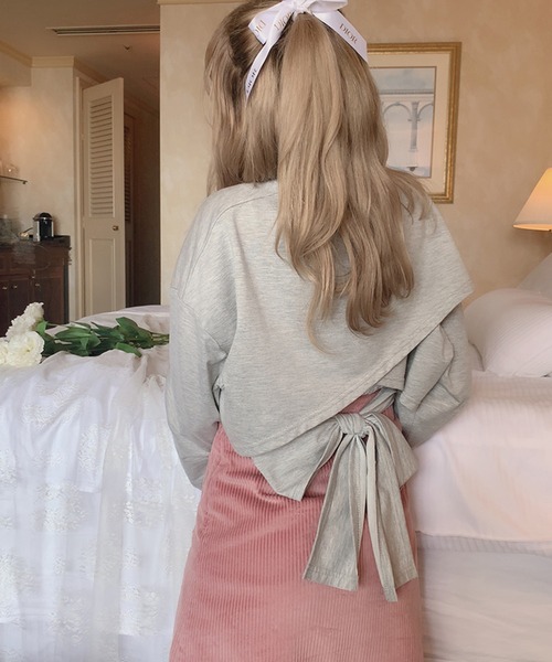 lissi Boutique（リージーブティック）の「【lissi Boutique】ハイウエストコーデユロイ台形スカート（スカート・レディース・ピンク・FREE）」の14枚目の写真