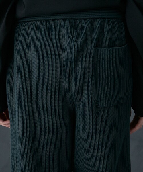 PUBLIC TOKYO(パブリックトウキョウ)の「プリーツニットパンツ(その他パンツ・メンズ・ダークグレー/ライトベージュ/サックスブルー・1/2)」の11枚目の写真