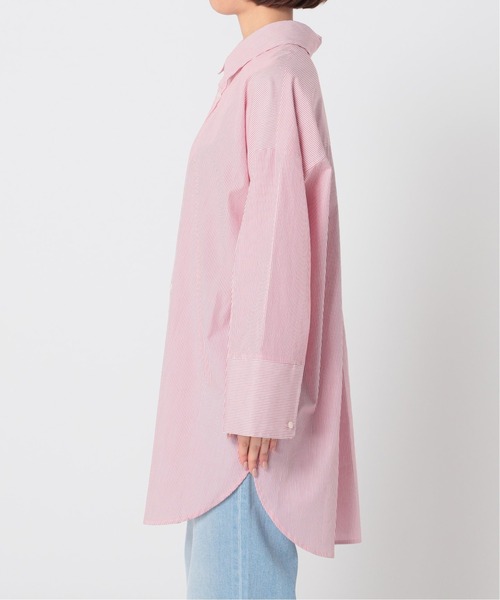 U by SPICK&SPAN（ユーバイスピックアンドスパン）の「ワイドスリーブ オーバーシャツ◆（シャツ/ブラウス・レディース・イエロー/レッド・FREE）」の17枚目の写真
