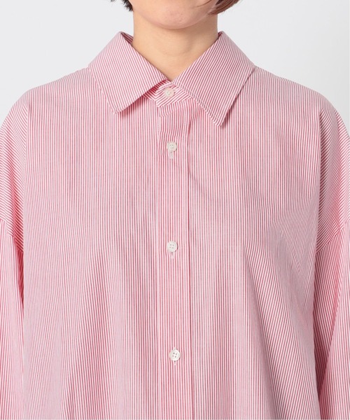 U by SPICK&SPAN（ユーバイスピックアンドスパン）の「ワイドスリーブ オーバーシャツ◆（シャツ/ブラウス・レディース・イエロー/レッド・FREE）」の19枚目の写真