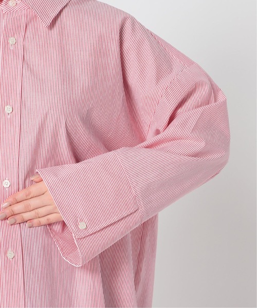 U by SPICK&SPAN（ユーバイスピックアンドスパン）の「ワイドスリーブ オーバーシャツ◆（シャツ/ブラウス・レディース・イエロー/レッド・FREE）」の22枚目の写真
