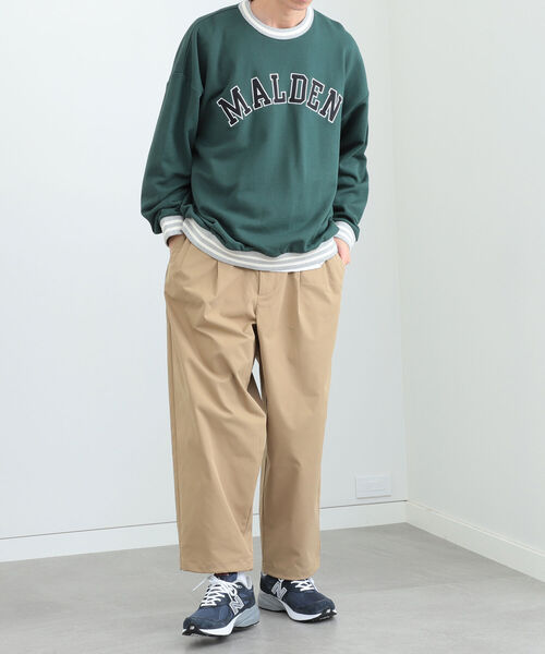 BEAMS HEART(ビームスハート)の「BEAMS HEART / ロゴ ライン ビッグ スウェット(スウェット・メンズ・ブルー系その他/グリーン・SMALL/LARGE/MEDIUM)」の4枚目の写真