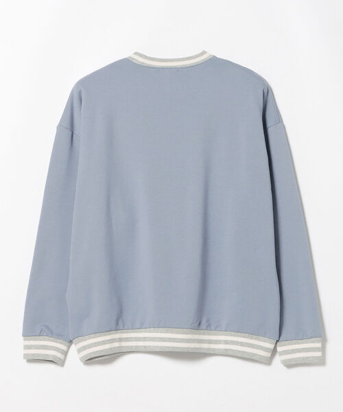 BEAMS HEART(ビームスハート)の「BEAMS HEART / ロゴ ライン ビッグ スウェット(スウェット・メンズ・ブルー系その他/グリーン・SMALL/LARGE/MEDIUM)」の17枚目の写真