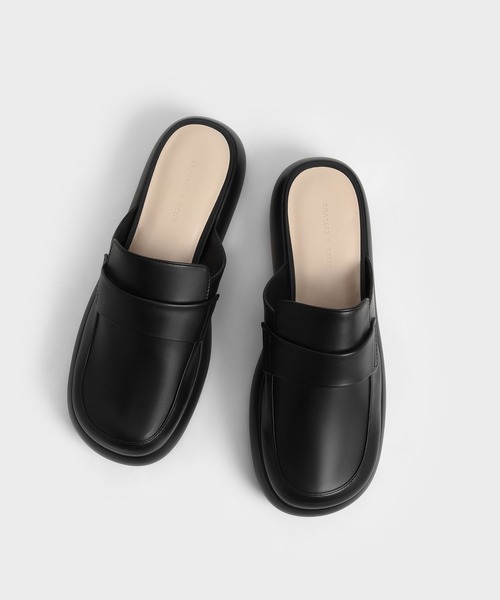 Charles & Keith プラットフォーム ペニーローファー ミュール CHARLES & KEITH（チャールズ & キース）の「ローリー