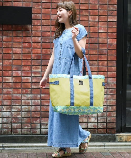 チチカカ（チチカカ）の「アウトドアビッグトートバッグ（トートバッグ・レディース・ブラウン/イエロー系その他・FREE）」の22枚目の写真