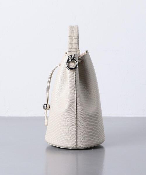 TOFF&LOADSTONE（トフアンドロードストーン）の「【別注】＜TOFF&LOADSTONE（トフアンドロードストーン）＞LANTERN ショルダーバッグ（ショルダーバッグ・レディース・ブラック/ベージュ・FREE）」の4枚目の写真