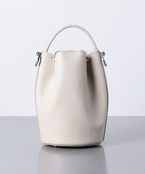 TOFF&LOADSTONE（トフアンドロードストーン）の「【別注】＜TOFF&LOADSTONE（トフアンドロードストーン）＞LANTERN ショルダーバッグ（ショルダーバッグ・レディース・ブラック/ベージュ・FREE）」の5枚目の写真