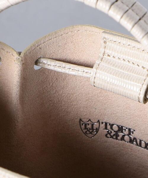 TOFF&LOADSTONE（トフアンドロードストーン）の「【別注】＜TOFF&LOADSTONE（トフアンドロードストーン）＞LANTERN ショルダーバッグ（ショルダーバッグ・レディース・ブラック/ベージュ・FREE）」の9枚目の写真