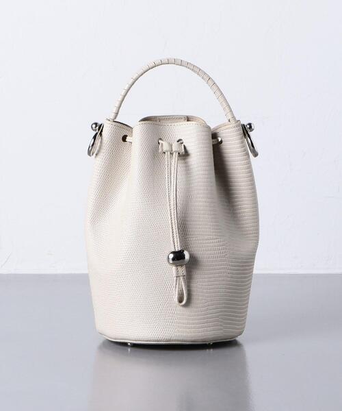 TOFF&LOADSTONE（トフアンドロードストーン）の「【別注】＜TOFF&LOADSTONE（トフアンドロードストーン）＞LANTERN ショルダーバッグ（ショルダーバッグ・レディース・ブラック/ベージュ・FREE）」の13枚目の写真