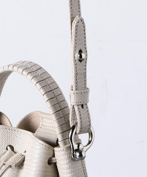 TOFF&LOADSTONE（トフアンドロードストーン）の「【別注】＜TOFF&LOADSTONE（トフアンドロードストーン）＞LANTERN ショルダーバッグ（ショルダーバッグ・レディース・ブラック/ベージュ・FREE）」の16枚目の写真