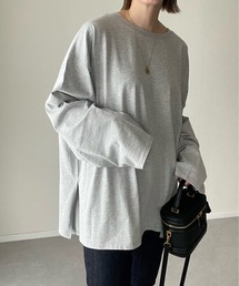 y/m by misato | サイドスリットルーズロンT(Tシャツ/カットソー)