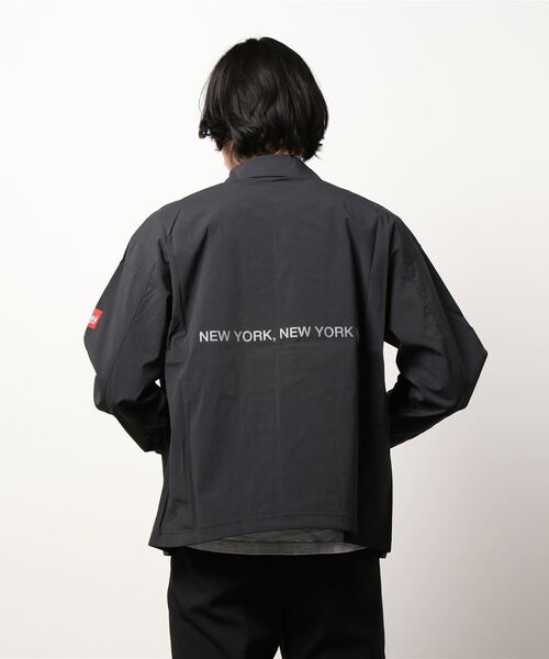 Manhattan Portage（マンハッタンポーテージ）の「Coach Jacket（ナイロンジャケット・メンズ・ネイビー/アイボリー/チャコール・MEDIUM/LARGE）」の21枚目の写真