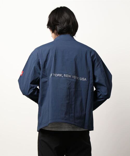 Manhattan Portage（マンハッタンポーテージ）の「Coach Jacket（ナイロンジャケット・メンズ・ネイビー/アイボリー/チャコール・MEDIUM/LARGE）」の22枚目の写真