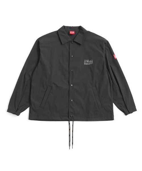 Manhattan Portage（マンハッタンポーテージ）の「Coach Jacket（ナイロンジャケット・メンズ・ネイビー/アイボリー/チャコール・MEDIUM/LARGE）」の3枚目の写真
