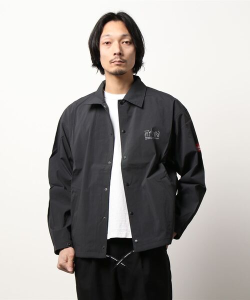 Manhattan Portage（マンハッタンポーテージ）の「Coach Jacket（ナイロンジャケット・メンズ・ネイビー/アイボリー/チャコール・MEDIUM/LARGE）」の16枚目の写真