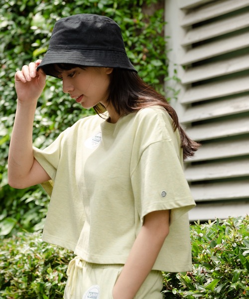 DISCUS（ディスカス）の「【DISCUS／ディスカス】7分袖カットソー　クルーネック 7分袖Tシャツ　ワイドシルエット（Tシャツ/カットソー・レディース・ラベンダー/杢グレー/オフホワイト/オレンジ/イエロー・MEDIUM/LARGE）」の5枚目の写真