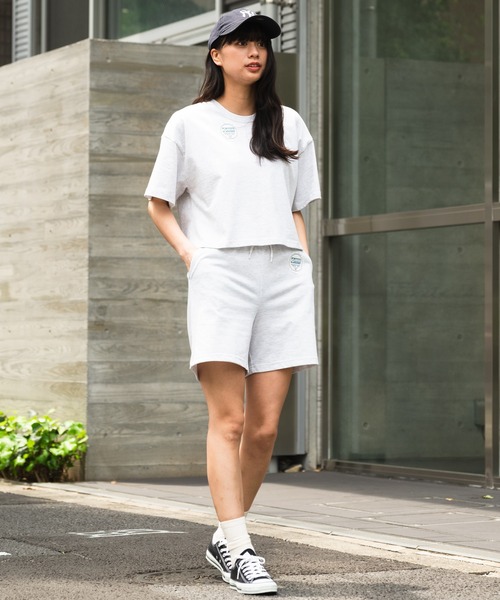 DISCUS（ディスカス）の「【DISCUS／ディスカス】7分袖カットソー　クルーネック 7分袖Tシャツ　ワイドシルエット（Tシャツ/カットソー・レディース・ラベンダー/杢グレー/オフホワイト/オレンジ/イエロー・MEDIUM/LARGE）」の7枚目の写真