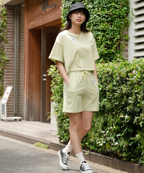 DISCUS（ディスカス）の「【DISCUS／ディスカス】7分袖カットソー　クルーネック 7分袖Tシャツ　ワイドシルエット（Tシャツ/カットソー・レディース・ラベンダー/杢グレー/オフホワイト/オレンジ/イエロー・MEDIUM/LARGE）」の22枚目の写真