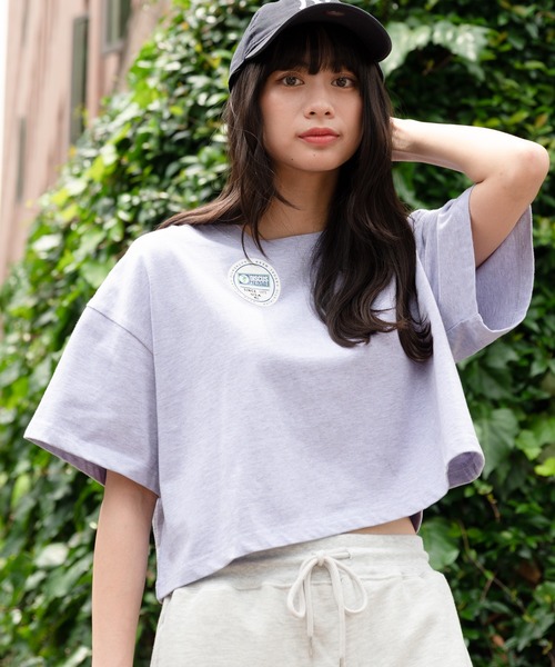 DISCUS（ディスカス）の「【DISCUS／ディスカス】7分袖カットソー　クルーネック 7分袖Tシャツ　ワイドシルエット（Tシャツ/カットソー・レディース・ラベンダー/杢グレー/オフホワイト/オレンジ/イエロー・MEDIUM/LARGE）」の19枚目の写真