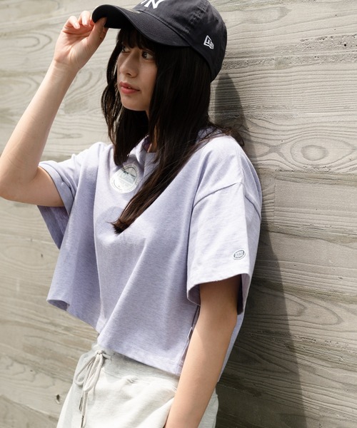 DISCUS（ディスカス）の「【DISCUS／ディスカス】7分袖カットソー　クルーネック 7分袖Tシャツ　ワイドシルエット（Tシャツ/カットソー・レディース・ラベンダー/杢グレー/オフホワイト/オレンジ/イエロー・MEDIUM/LARGE）」の20枚目の写真
