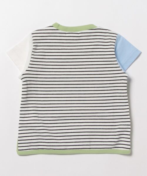RAGMART（ラグマート）の「配色切り替えプリントTシャツ（Tシャツ/カットソー・キッズ・オフホワイト/カーキ・95cm/80ｃｍ）」の5枚目の写真