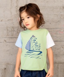 RAGMART | 配色切り替えプリントTシャツ(Tシャツ/カットソー)