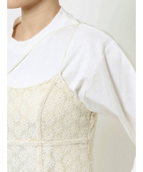 merry jenny（メリージェニー）の「ランダムストラップキャミワンピース（ワンピース・レディース・アイボリー/ブラック・FREE）」の8枚目の写真