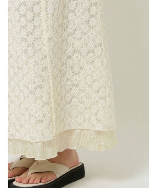 merry jenny（メリージェニー）の「ランダムストラップキャミワンピース（ワンピース・レディース・アイボリー/ブラック・FREE）」の9枚目の写真