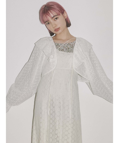 merry jenny（メリージェニー）の「ランダムストラップキャミワンピース（ワンピース・レディース・アイボリー/ブラック・FREE）」の17枚目の写真