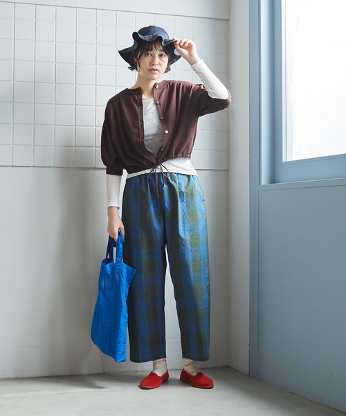 bulle de savon(ビュルデサボン)の「over dye pajyamaパンツ(その他パンツ・レディース・ピンク/イエロー/ネイビー・FREE)」の14枚目の写真