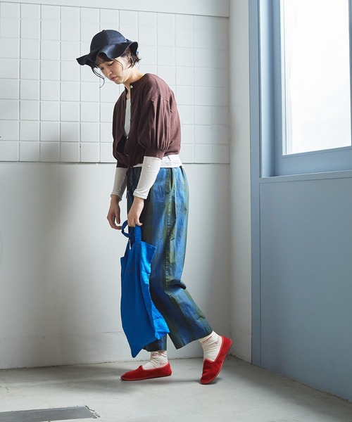 bulle de savon(ビュルデサボン)の「over dye pajyamaパンツ(その他パンツ・レディース・ピンク/イエロー/ネイビー・FREE)」の15枚目の写真