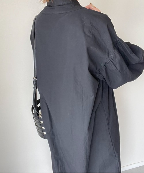 y/m by misato（イムバイミサト）の「ブロード2WAYレイヤードワンピース（ワンピース・レディース・オフホワイト/ブラック・FREE）」の18枚目の写真